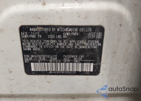 2012 Nissan Leaf Sl from USA, damaged, VIN JN1AZ0CP8CT016732